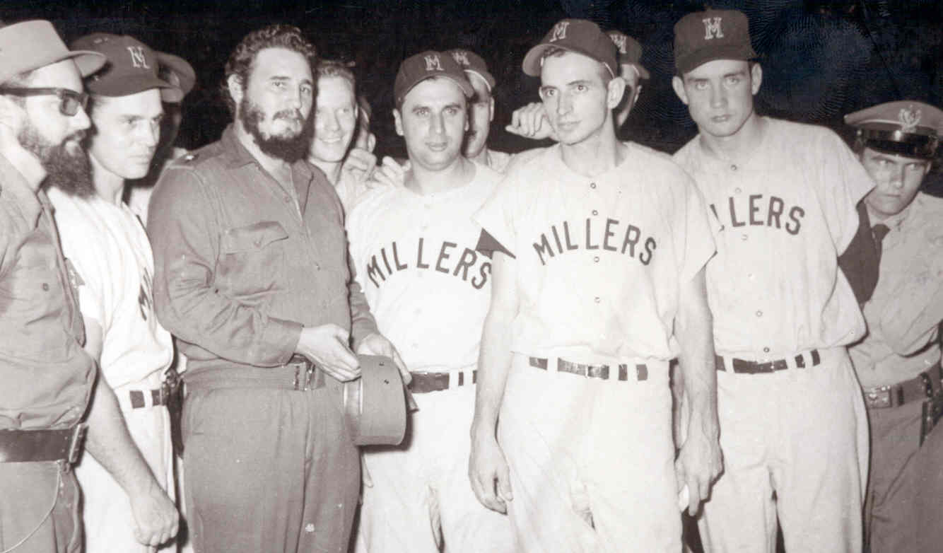 Fidel Castro with the Minneapolis Millers